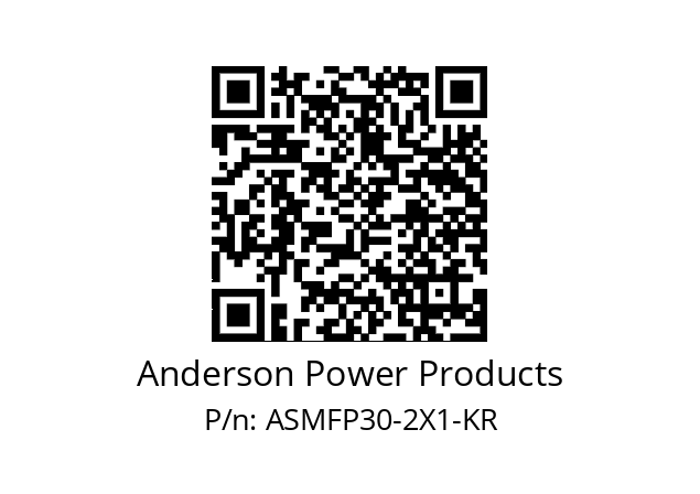   Anderson Power Products ASMFP30-2X1-KR