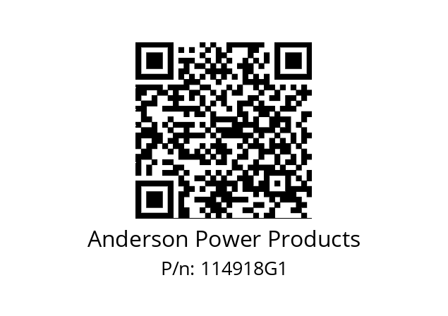   Anderson Power Products 114918G1