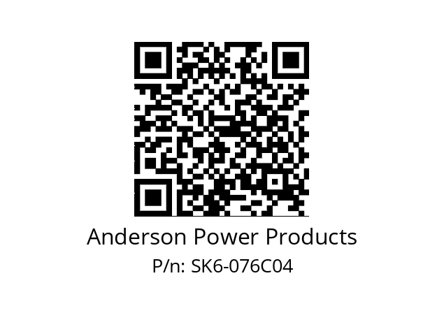   Anderson Power Products SK6-076C04