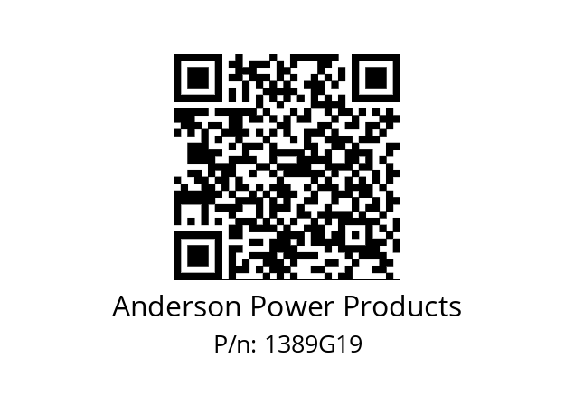   Anderson Power Products 1389G19