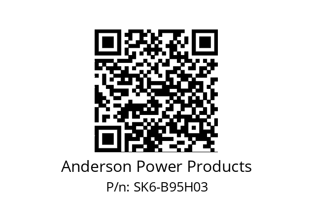   Anderson Power Products SK6-B95H03