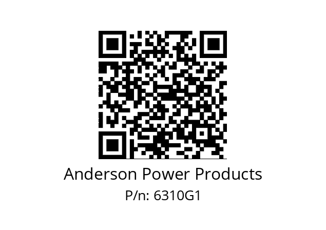   Anderson Power Products 6310G1