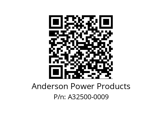   Anderson Power Products A32500-0009