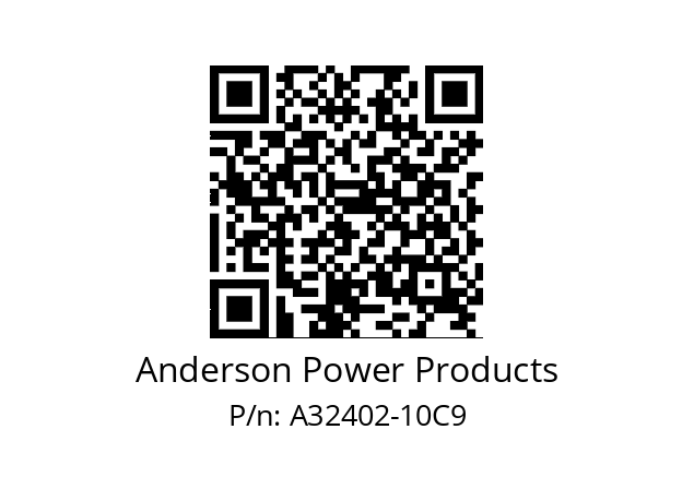   Anderson Power Products A32402-10C9