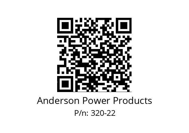   Anderson Power Products 320-22