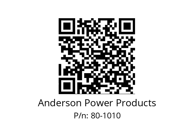   Anderson Power Products 80-1010