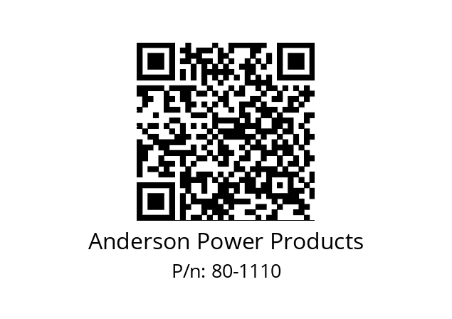   Anderson Power Products 80-1110