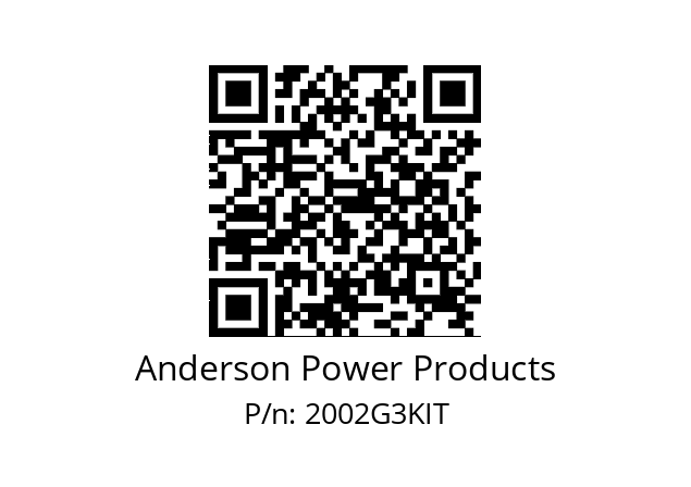   Anderson Power Products 2002G3KIT