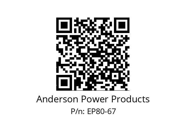   Anderson Power Products EP80-67