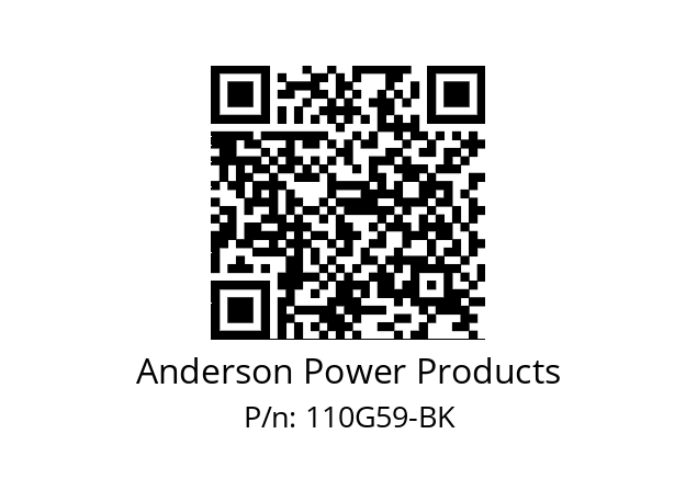   Anderson Power Products 110G59-BK