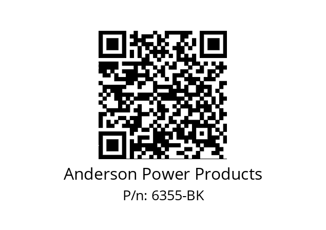   Anderson Power Products 6355-BK