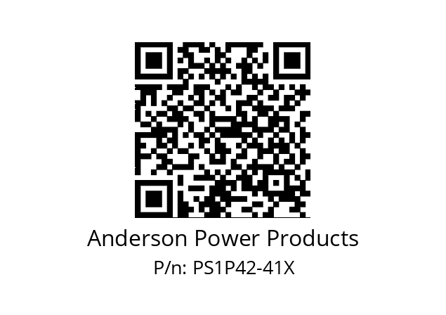   Anderson Power Products PS1P42-41X