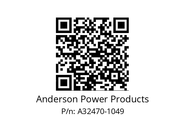   Anderson Power Products A32470-1049