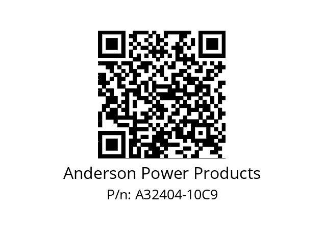   Anderson Power Products A32404-10C9