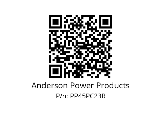   Anderson Power Products PP45PC23R