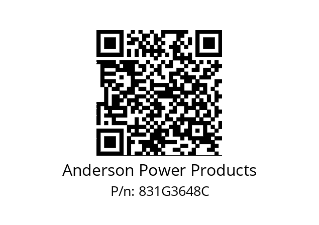   Anderson Power Products 831G3648C