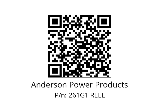   Anderson Power Products 261G1 REEL