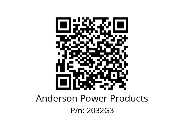   Anderson Power Products 2032G3