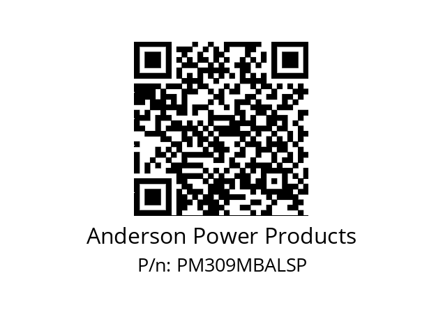   Anderson Power Products PM309MBALSP