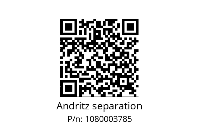   Andritz separation 1080003785