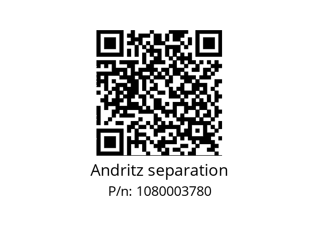   Andritz separation 1080003780