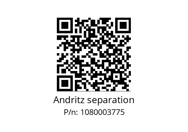   Andritz separation 1080003775