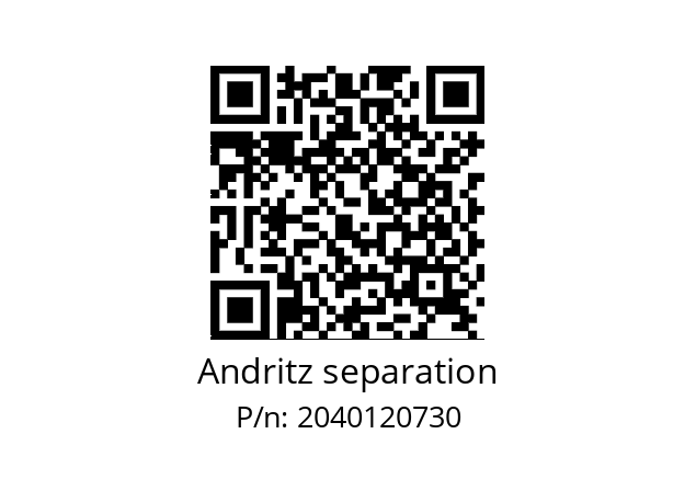   Andritz separation 2040120730