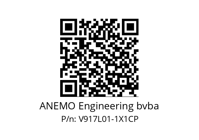   ANEMO Engineering bvba V917L01-1X1CP