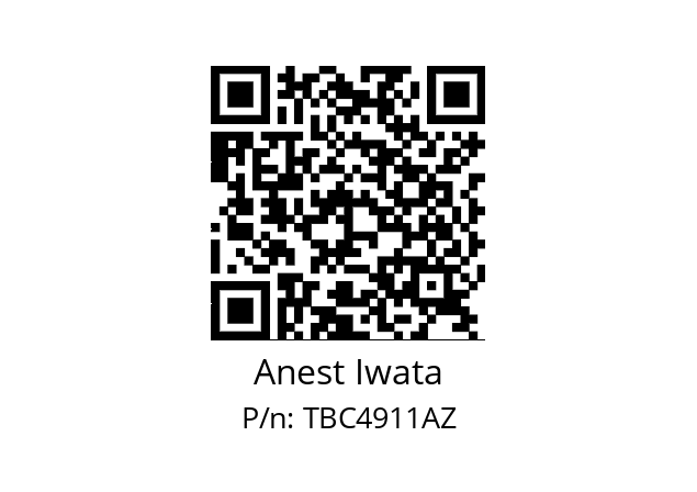   Anest Iwata TBC4911AZ