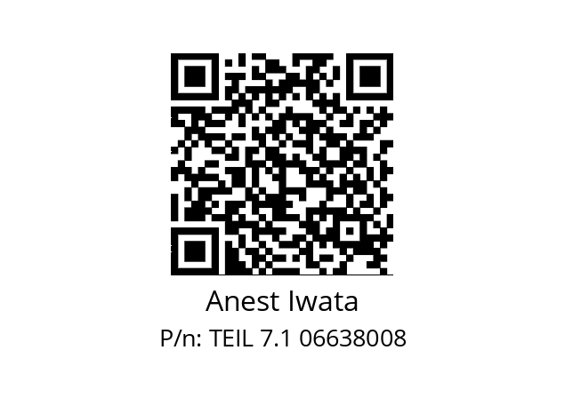   Anest Iwata TEIL 7.1 06638008