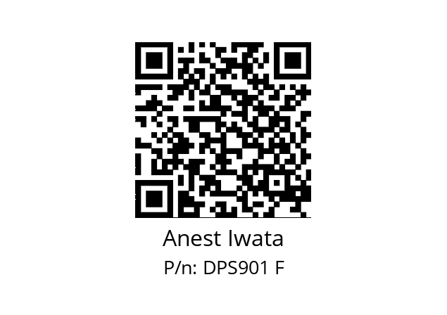   Anest Iwata DPS901 F