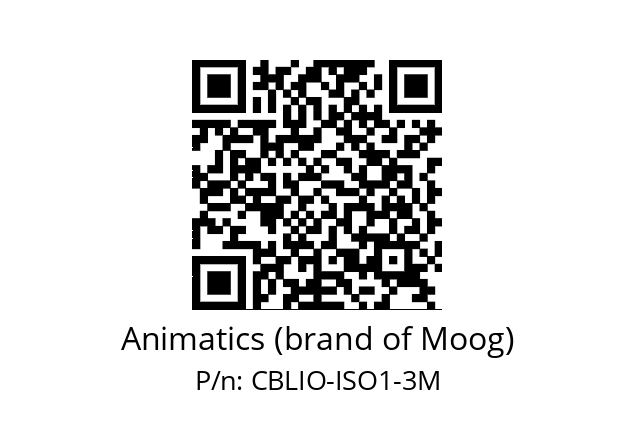   Animatics (brand of Moog) CBLIO-ISO1-3M