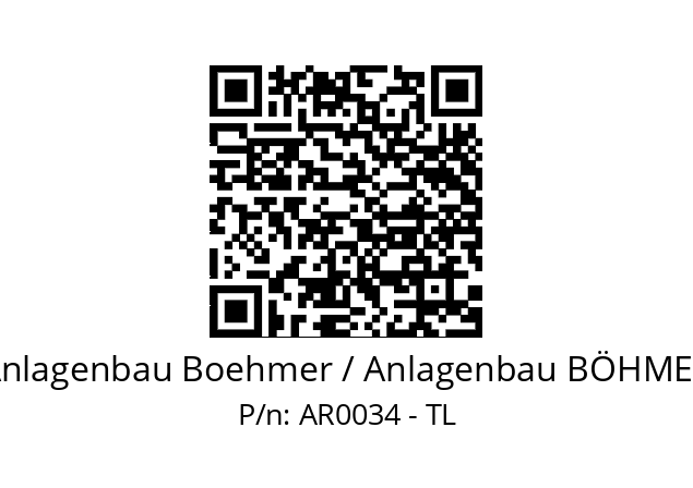   Anlagenbau Boehmer / Anlagenbau BÖHMER AR0034 - TL