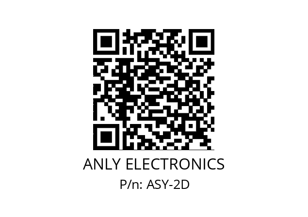   ANLY ELECTRONICS ASY-2D