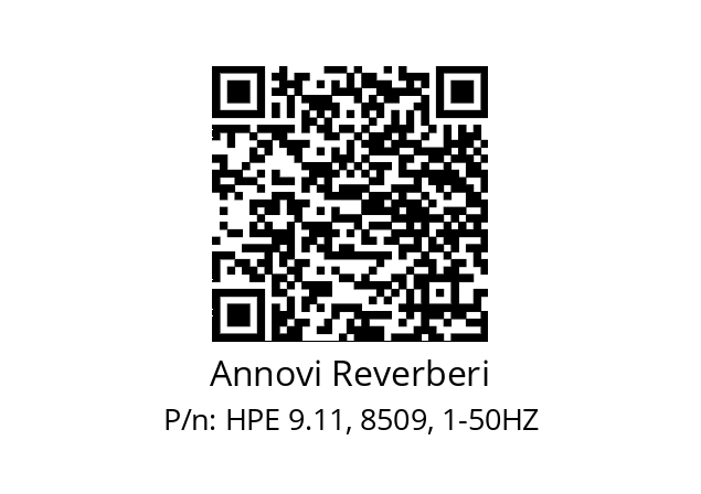   Annovi Reverberi HPE 9.11, 8509, 1-50HZ