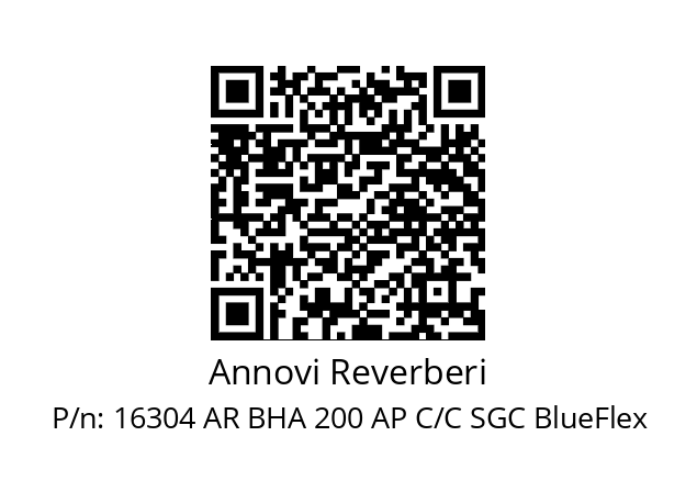   Annovi Reverberi 16304 AR BHA 200 AP C/C SGC BlueFlex