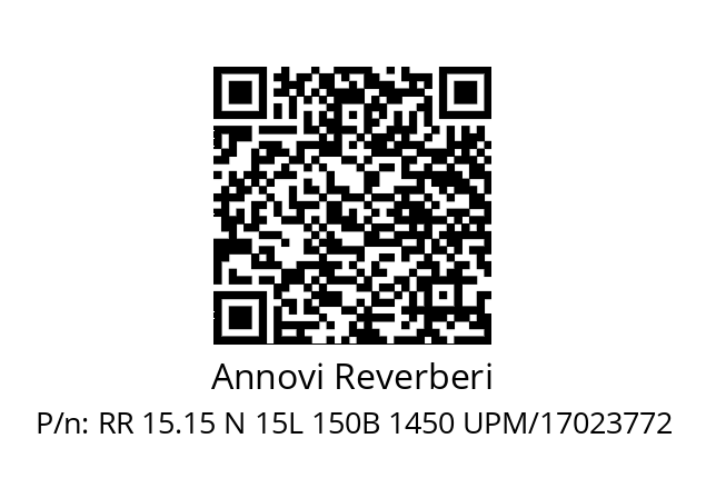   Annovi Reverberi RR 15.15 N 15L 150B 1450 UPM/17023772