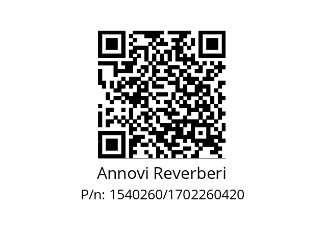   Annovi Reverberi 1540260/1702260420