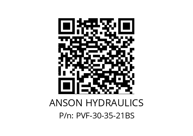   ANSON HYDRAULICS PVF-30-35-21BS