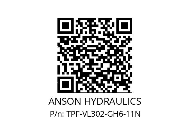   ANSON HYDRAULICS TPF-VL302-GH6-11N