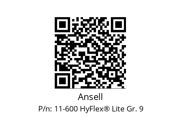   Ansell 11-600 HyFlex® Lite Gr. 9