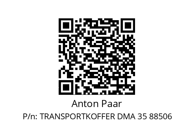   Anton Paar TRANSPORTKOFFER DMA 35 88506