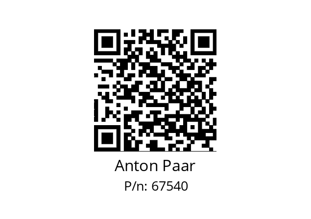   Anton Paar 67540