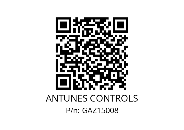   ANTUNES CONTROLS GAZ15008