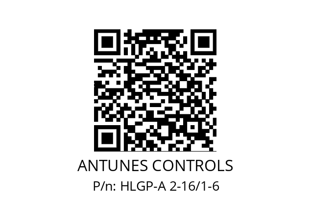   ANTUNES CONTROLS HLGP-A 2-16/1-6