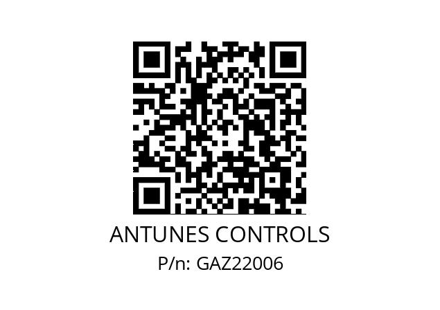   ANTUNES CONTROLS GAZ22006