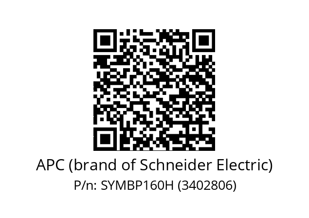   APC (brand of Schneider Electric) SYMBP160H (3402806)