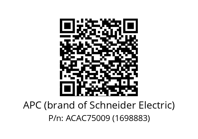   APC (brand of Schneider Electric) ACAC75009 (1698883)