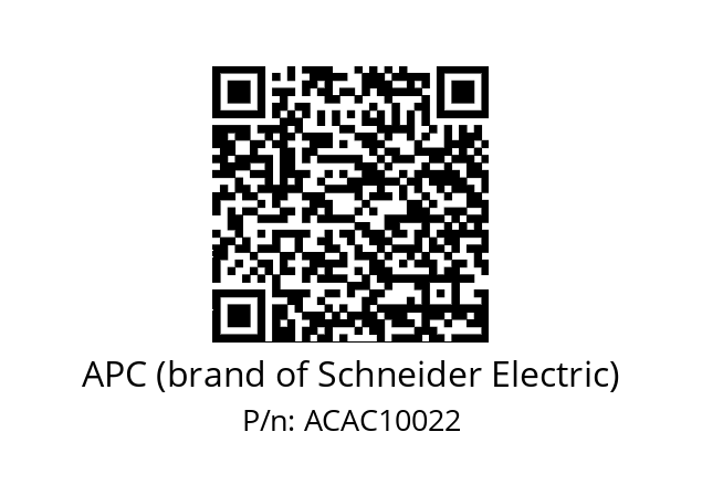   APC (brand of Schneider Electric) ACAC10022