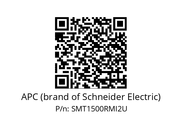   APC (brand of Schneider Electric) SMT1500RMI2U